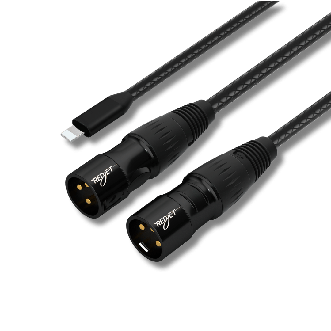 Apple Lightning’den XLR’a Dönüştürücü Ses Kablosu (1 Metre)